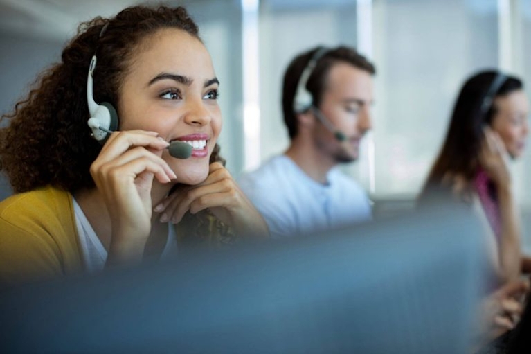 call center agents using call queuing to enhance the overall customer experience